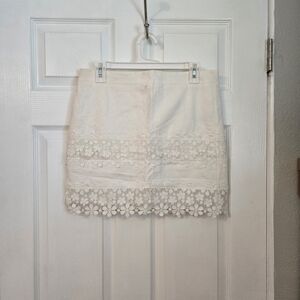J crew white skirt